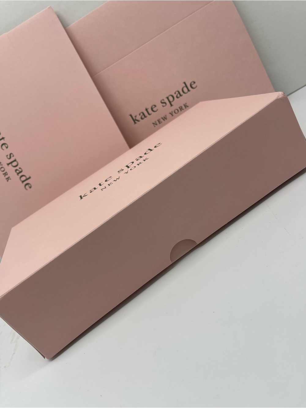 3 boxes set Kate Spade New York Empty Gift Box Pink 10” x 6” x 2.5” Authentic - Picture 5 of 16